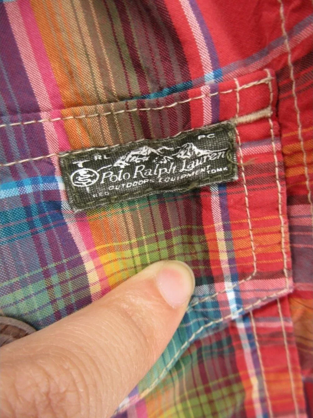 Polo Ralph Lauren Swim Trunks XXL Madras Plaid Board Shorts Colorful